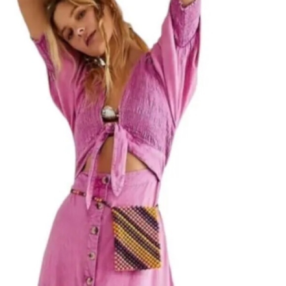 Free People String Of Hearts Maxi Dress NEW - Picture 2 of 3